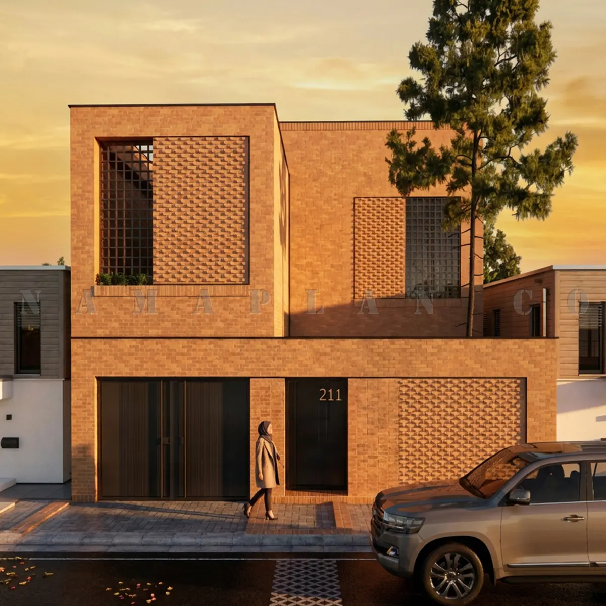 طراحی خانه دوبلکس ویلایی در هرات