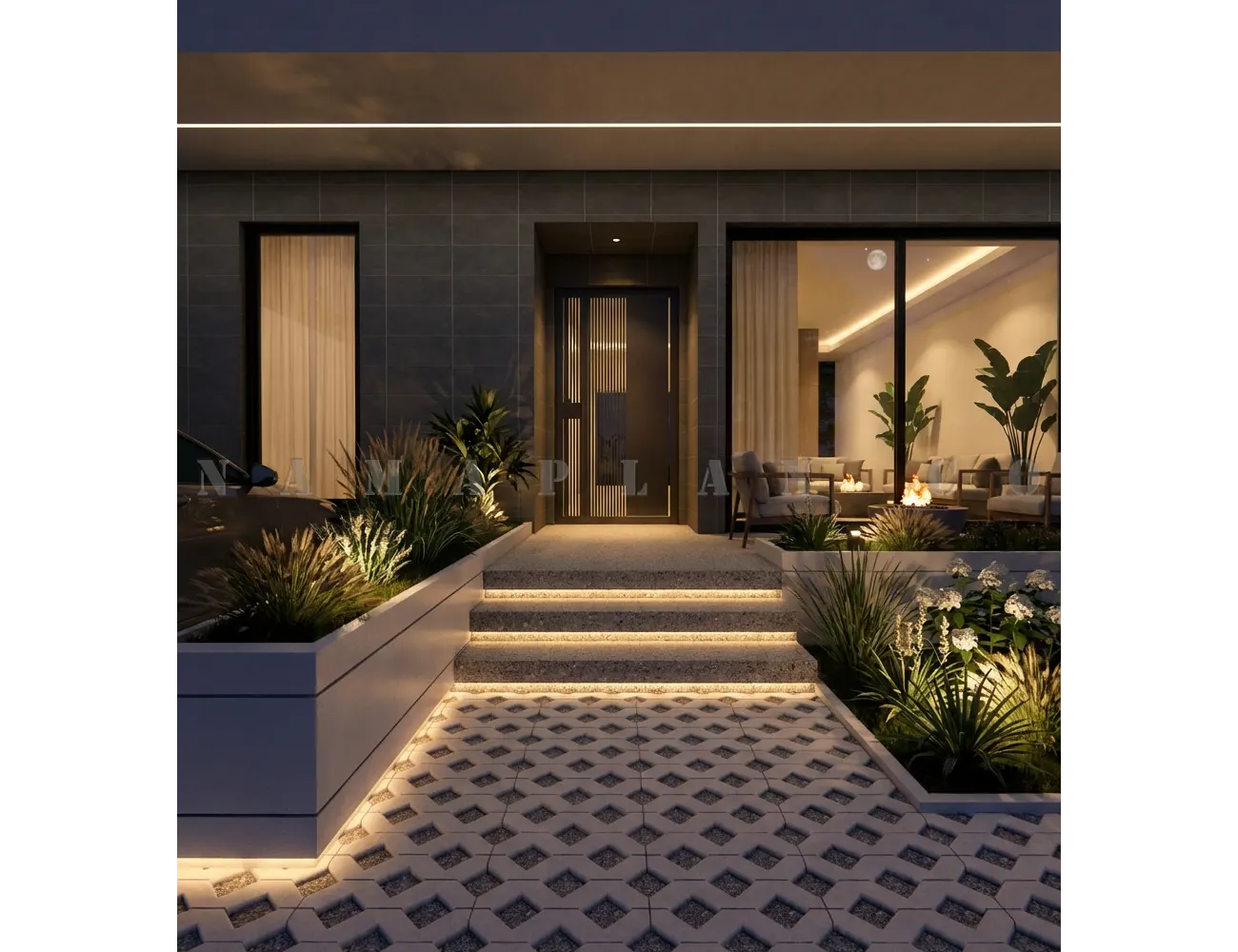 طراحی خانه دو طبقه مدرن در هرات 