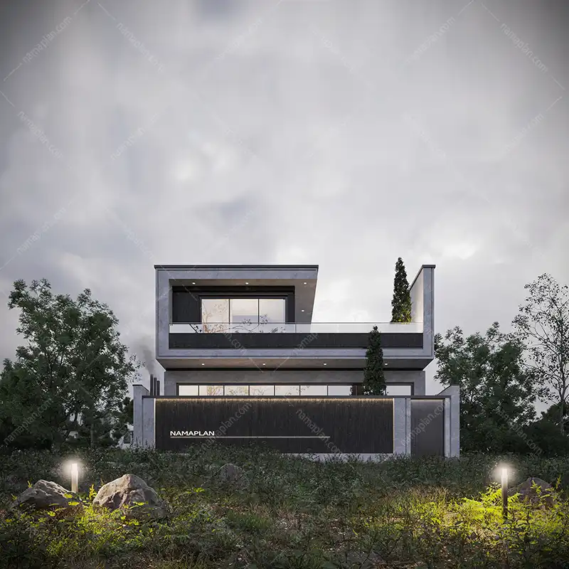 طراحی خانه ویلایی مدرن در گرگان