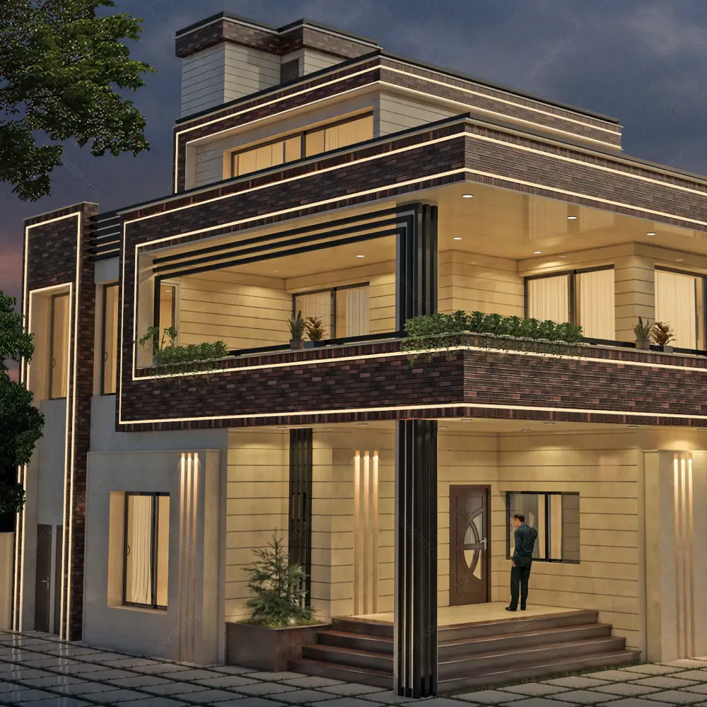 طراحی ویلا مدرن
