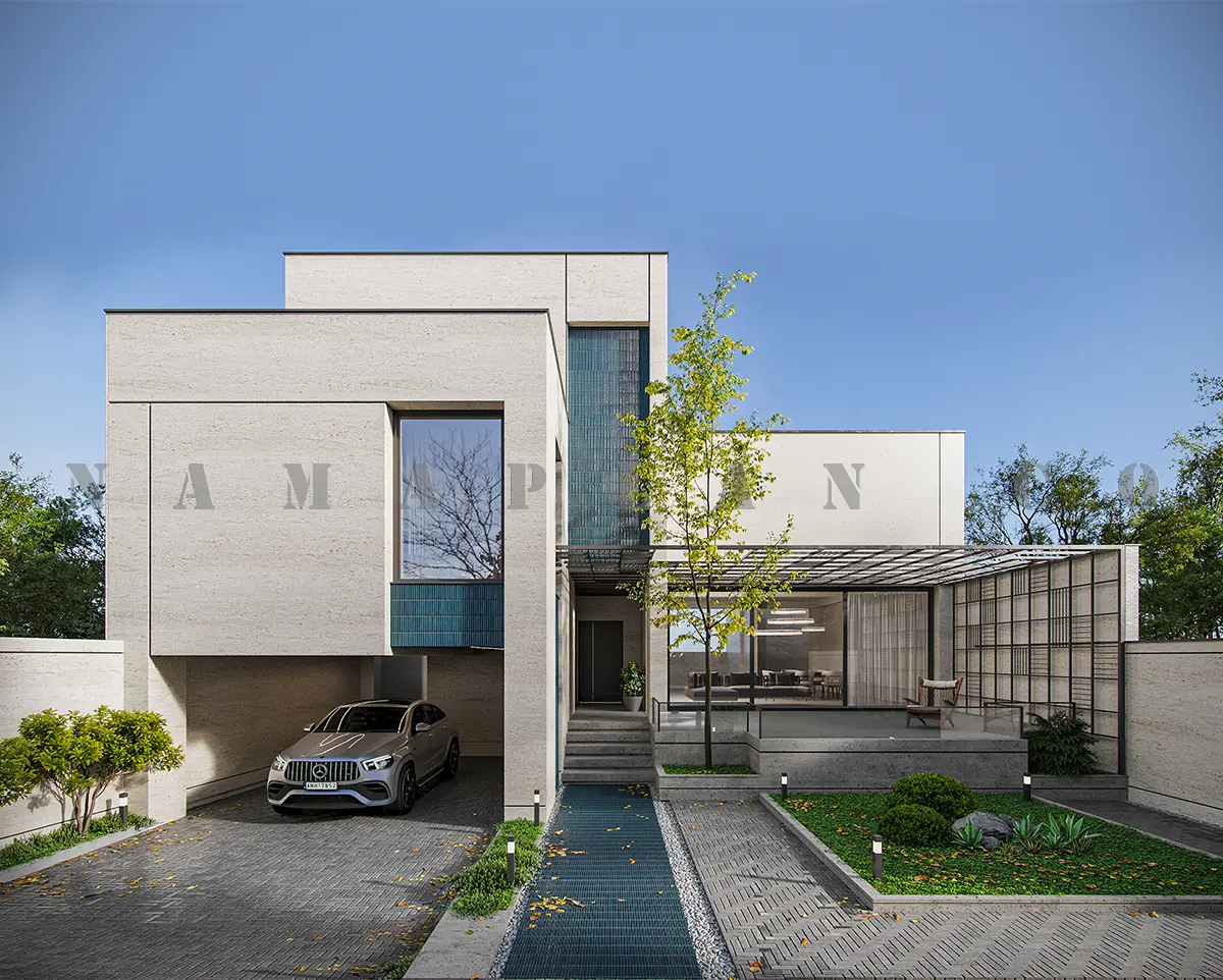 طراحی خانه ویلایی 280 متری در قائمشهر