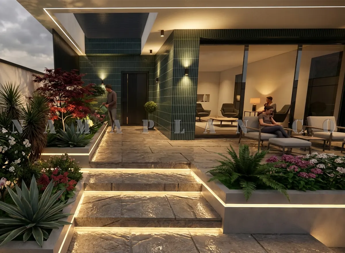 طراحی ویلا دوبلکس 225 متری مدرن 