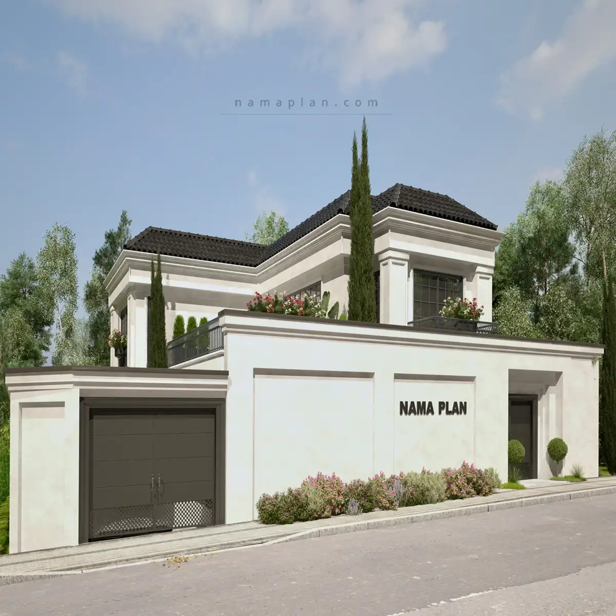 طراحی ویلا به سبک مینیمال در قائمشهر