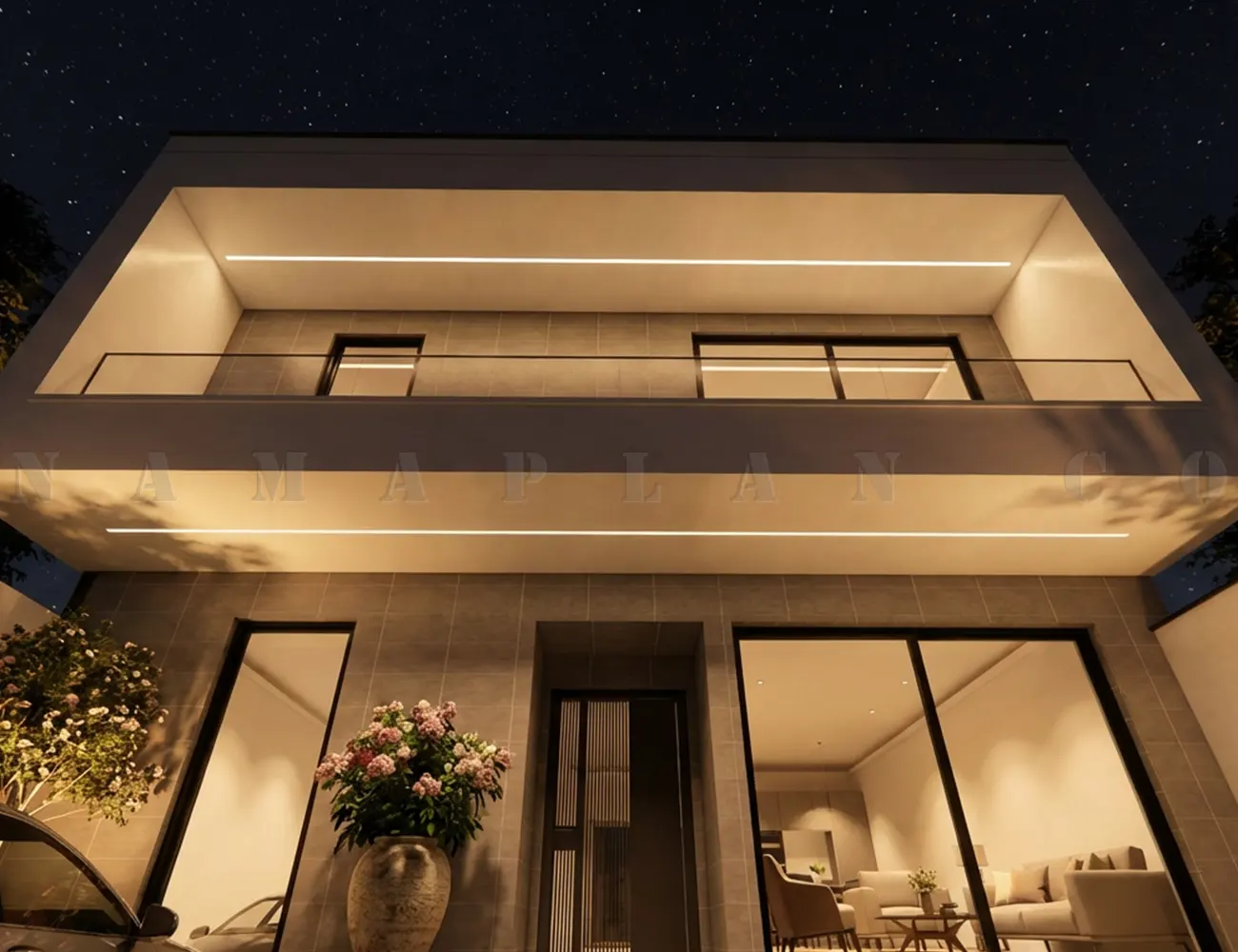 طراحی خانه ویلایی دوبلکس در افغانستان 