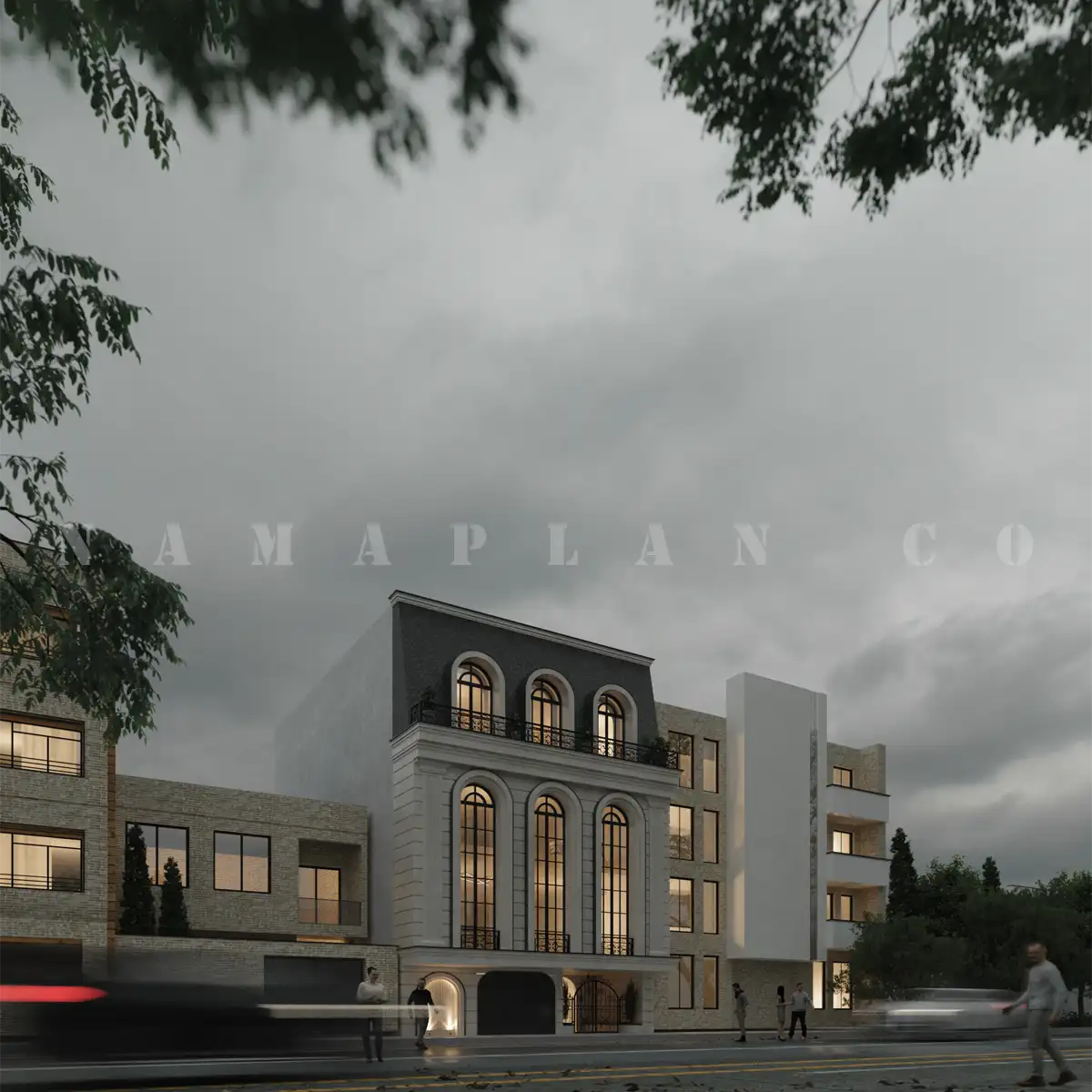 ساختمان ویلایی کلاسیک در قزوین