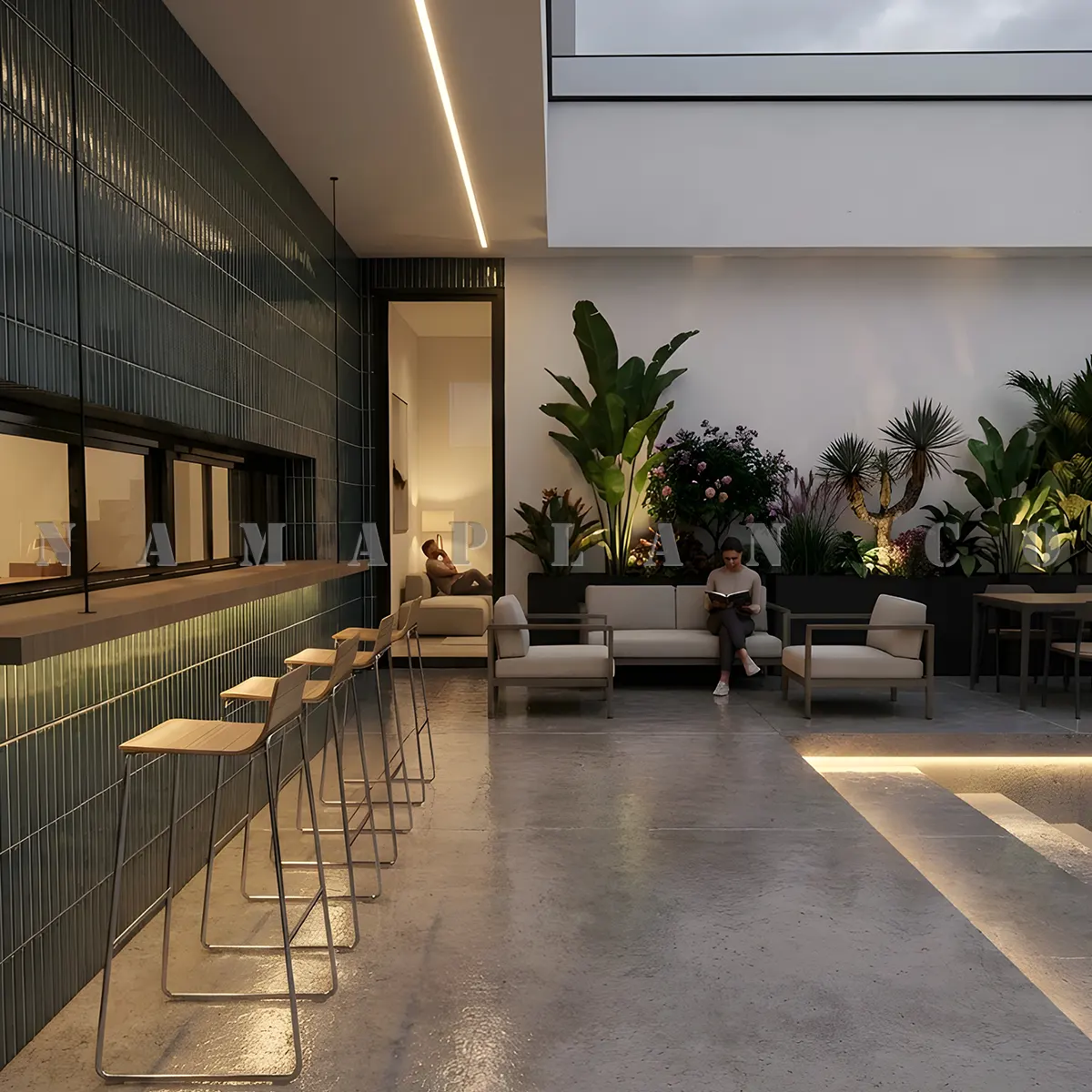 طراحی خانه ویلایی مدرن دوبلکس در ساری