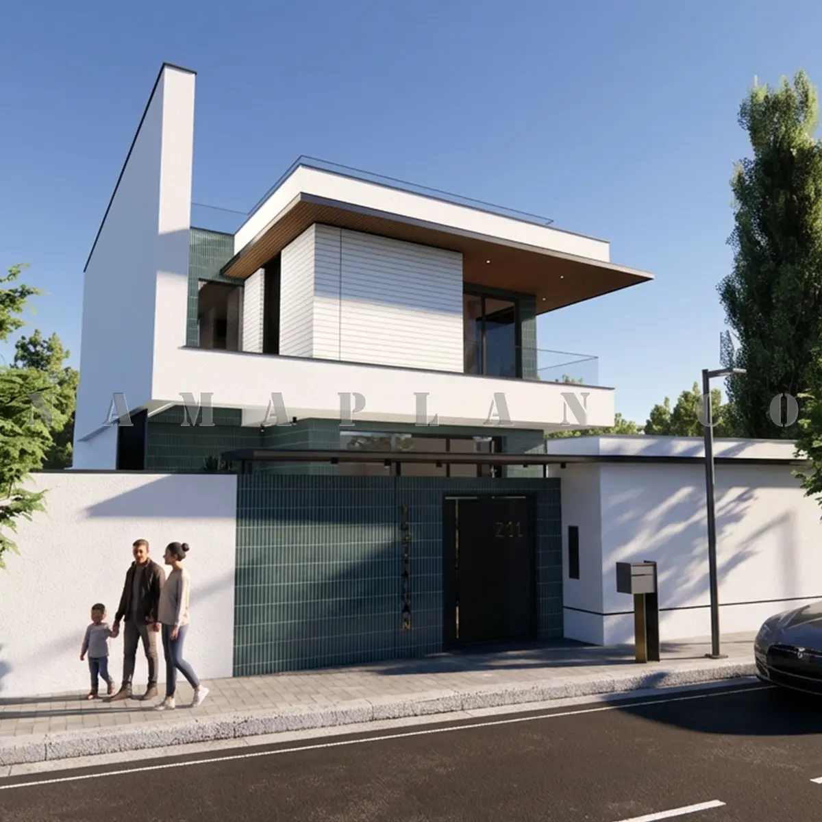 طراحی نقشه خانه دوبلکس در ساری